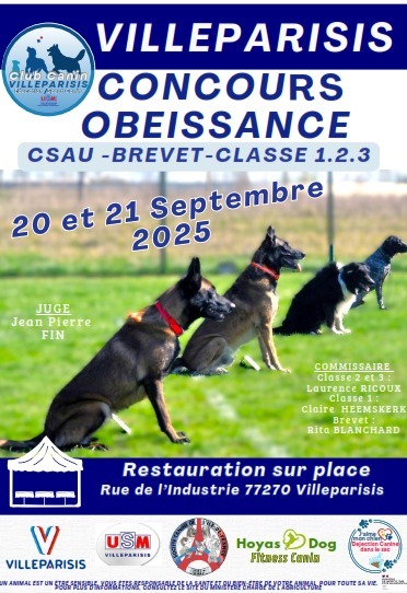 CONCOURS OBEISSANCE VILLEPARISIS